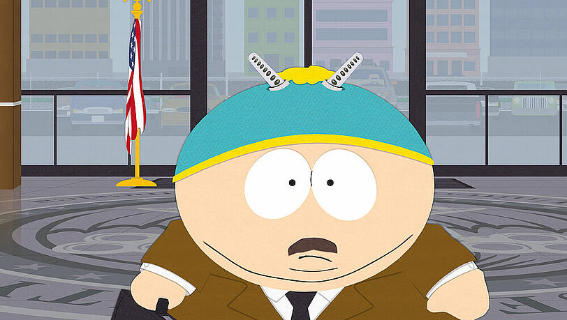 Fiesling Cartman wird auch in Staffel 17. wieder in verschiedene Rollen schlüpfen Fiesling Cartman wird auch in Staffel 17. wieder in verschiedene Rollen schlüpfen