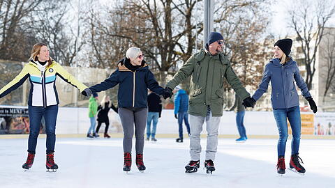 Eislaufen im Prinze: Dieses Wochenende geht die Saison zu Ende.