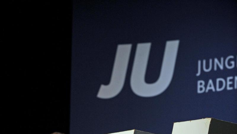 Das Logo der Jungen Union ist zu sehen. Foto: Patrick Seeger/dpa/Archiv