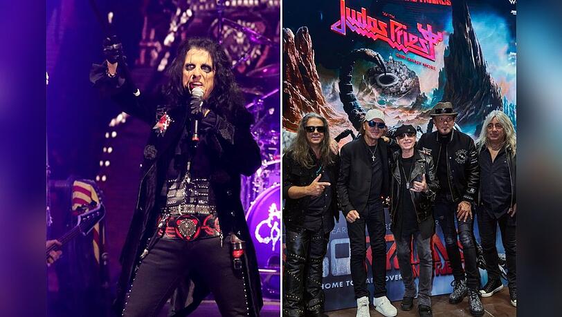 Alice Cooper unterst&uuml;tzt die Scorpions bei ihrer Jubil&auml;umsshow.