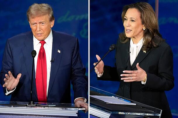 Wer macht das Rennen im US-Wahlkampf, Donald Trump oder Kamala Harris? Die Wahllokale in den USA sind eröffnet. (Archivbild) Wer macht das Rennen im US-Wahlkampf, Donald Trump oder Kamala Harris? Die Wahllokale in den USA sind eröffnet. (Archivbild)