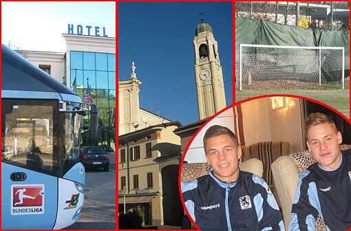 Blitz-Trainings-Lager in Brescia: Die AZ hat sich im Hotel und im Ort umgesehen. Die Bilder