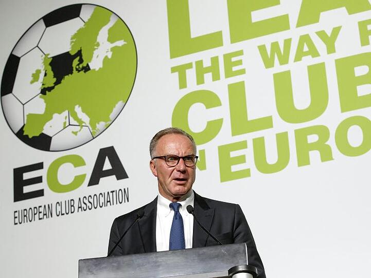 Ehrenvorsitzender der ECA: Bayern-Boss Karl-Heinz Rummenigge.