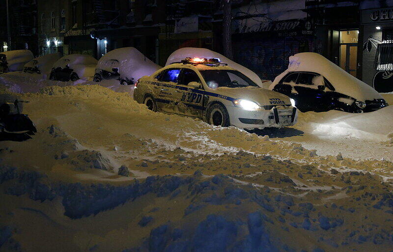 Die Bilder vom Schneechaos im Osten der USA.