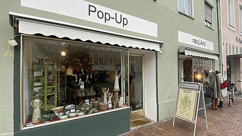 Der Pop-up-Store in der Neustadt ist nur ein kleiner Baustein, um leere Ladenflächen in der Innenstadt mit Geschäftsideen zu füllen. Auf die Leerstandsquote von acht Prozent, sei man in vergleichbaren Städten neidisch.