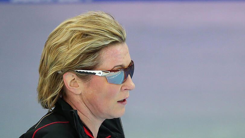 Claudia Pechstein rechnet sich keine Medaillenchancen bei ihrem wohl letzten Olympischen Rennen mehr aus. Claudia Pechstein rechnet sich keine Medaillenchancen bei ihrem wohl letzten Olympischen Rennen mehr aus.