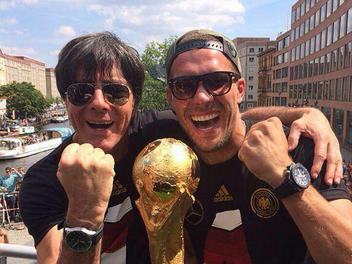 Lukas Podolski versorgt seine Fans auf Twitter regelmäßig mit Schnappschüssen wie diesem