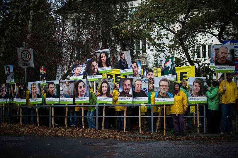 Sehen Sie hier Bilder vom Protest in Hamburg
