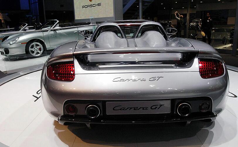 In so einem Supersportler kam Paul Walker ums Leben: Der Porsche Carrera GT bei einer seiner Präsentationen.