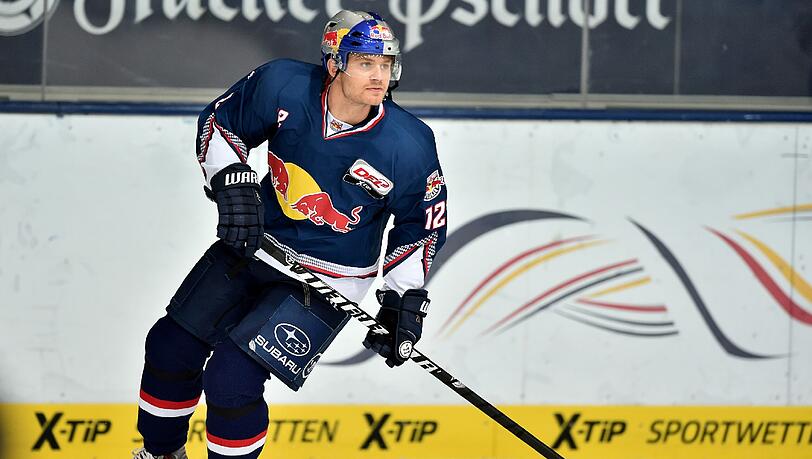 Mads Christensen, der dänische Nationalstürmer des EHC Red Bull München. Mads Christensen, der dänische Nationalstürmer des EHC Red Bull München.
