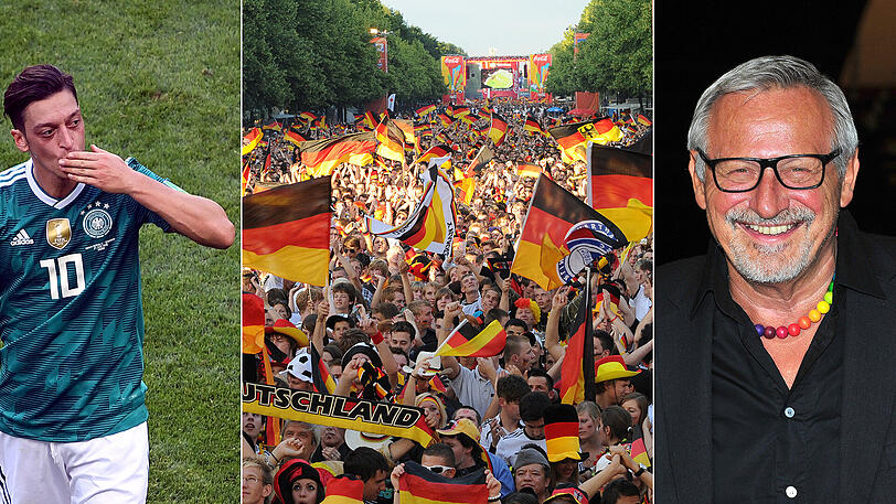 "Dahinter steckt doch die Forderung nach dem reinen Deutschen", sagt Konstantin Wecker (rechts) zur Debatte über Mesut Özil (links). Und: "Ich hab echte Probleme damit, gerade in der heutigen Zeit, wenn der Nationalismus in den Vordergrund gestellt wird."