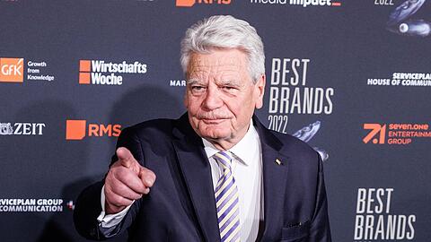Joachim Gauck, ehemaliger Bundespräsident am Dienstagabend in München.