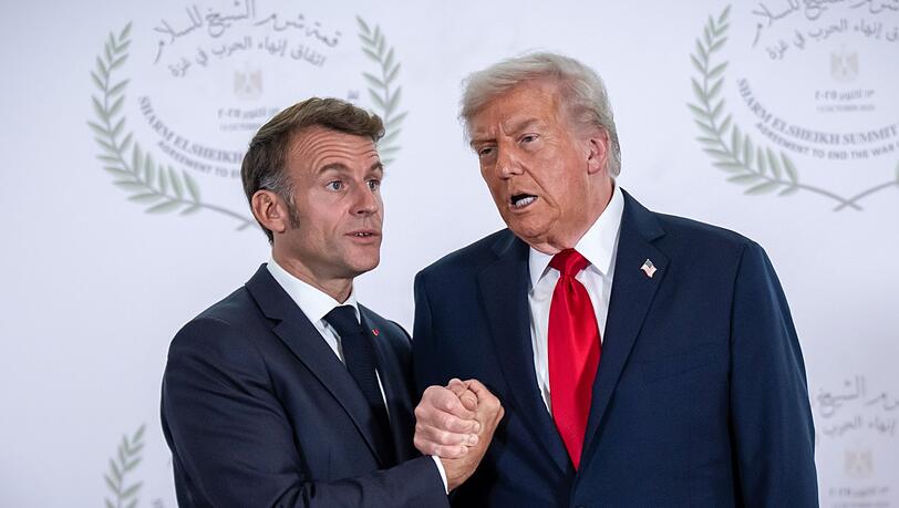 Trump droht: Sollte Frankreich dem "Friedensrat" nicht beitreten, k&ouml;nnte es hohe Z&ouml;lle geben. (Archivbild)
