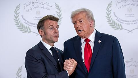 Trump droht: Sollte Frankreich dem "Friedensrat" nicht beitreten, k&ouml;nnte es hohe Z&ouml;lle geben. (Archivbild)