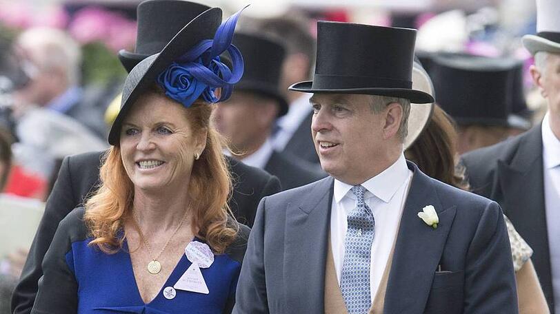 Prinz Andrew und Sarah Ferguson in Ascot
