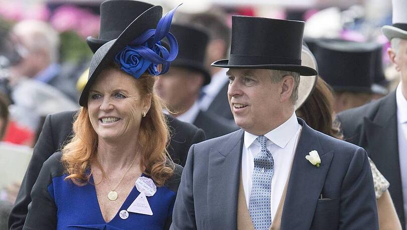 Prinz Andrew und Sarah Ferguson in Ascot Prinz Andrew und Sarah Ferguson in Ascot