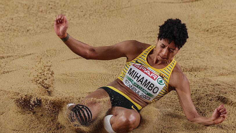 Erreichte als Zweitplatzierte der Qualifikation das Weitsprung-Finale: Malaika Mihambo.