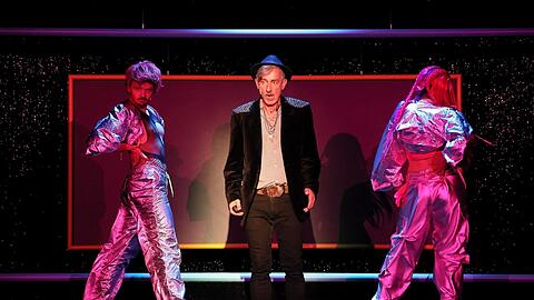 Philipp Moschitz, René Dumont und Stephanie Marin in "Slippery Slope".