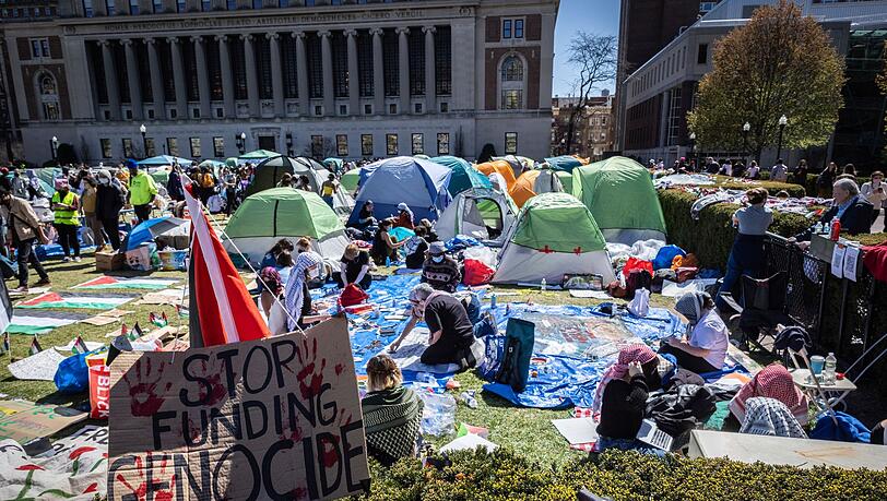 Columbia wurde im vergangenen Frühjahr zum Schauplatz großer propalästinensischer Demonstrationen und Gegenproteste. (Archivbild)