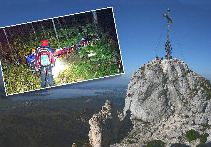 Ende Oktober war ein Jäger tief gestürzt: Im Pürschlinggebiet waren die Bergretter damals im Einsatz. Nun ist ein Jäger an der Kampenwand abgestürzt.