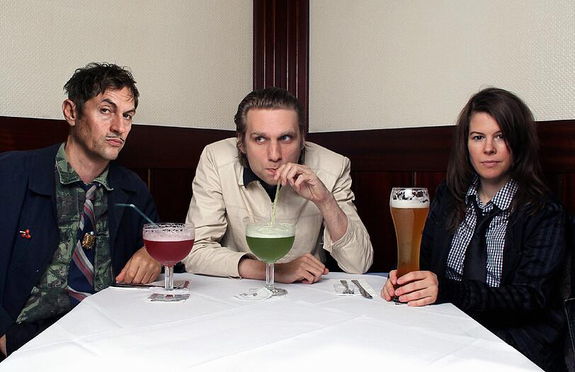 Ein Hang zum Weizenbier in allen Variationen: Chris Immler, Jens Friebe und Julie Mies (von links).