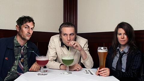 Ein Hang zum Weizenbier in allen Variationen: Chris Immler, Jens Friebe und Julie Mies (von links).