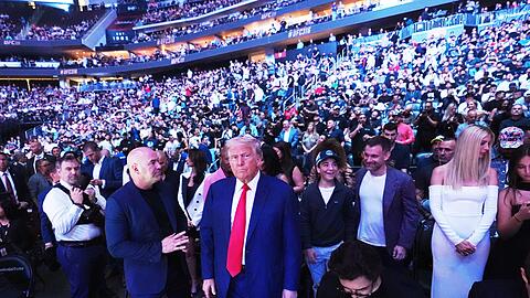 An Trumps 80. Geburtstag soll es auf dem Rasen des Wei&szlig;en Hauses ein Kampfsport-Spektakel geben. (Archivbild)