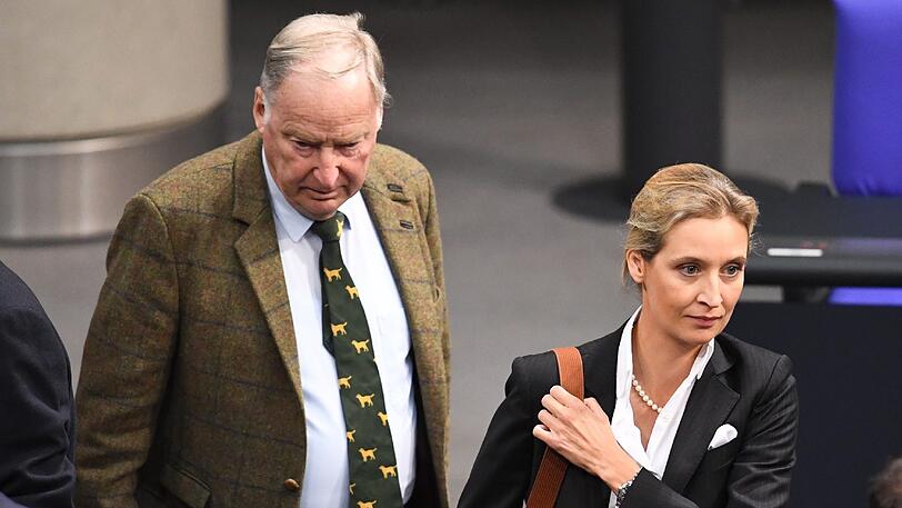 alice Weidel und Alexander Gauland: Die Fraktionschefs im Bundestag.