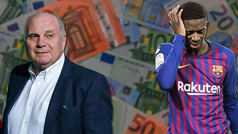 Einst scharf kritisiert: Ousmane Dembélé (re.) von Uli Hoeneß.