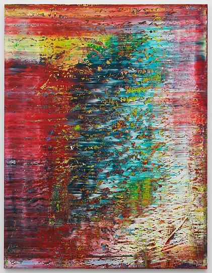 Typisches Rakeln: Gerhard Richters "Abstraktes Bild" von 1991.