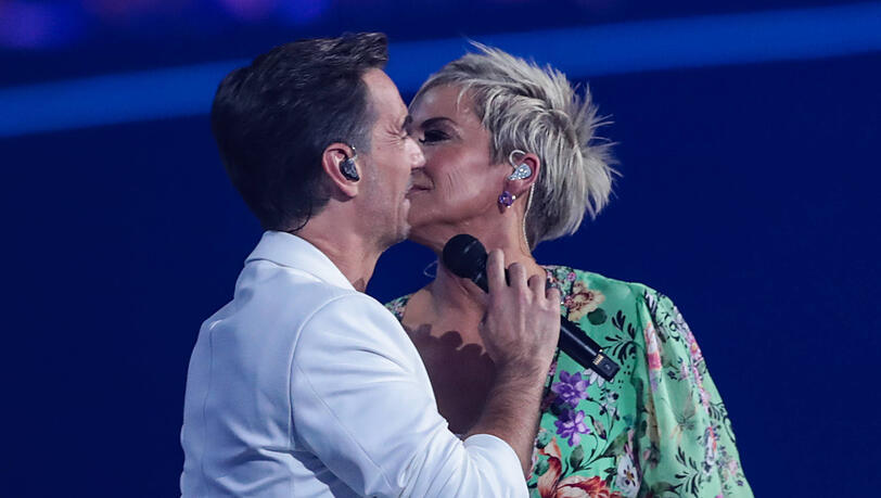 RTL-Moderatorin Inka Bause war beim "Schlagerboom" von Entertainer Florian Silbereisen zu Gast
