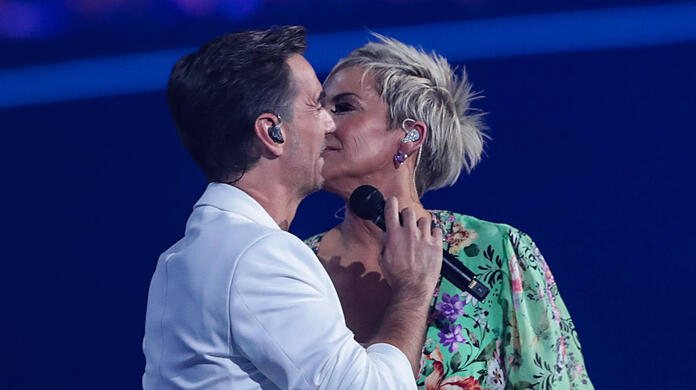 RTL-Moderatorin Inka Bause war beim "Schlagerboom" von Entertainer Florian Silbereisen zu Gast