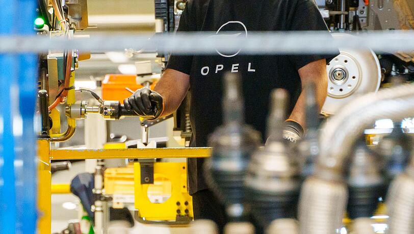Am Stammsitz R&uuml;sselsheim werden Opel-Autos montiert. (Archivbild)