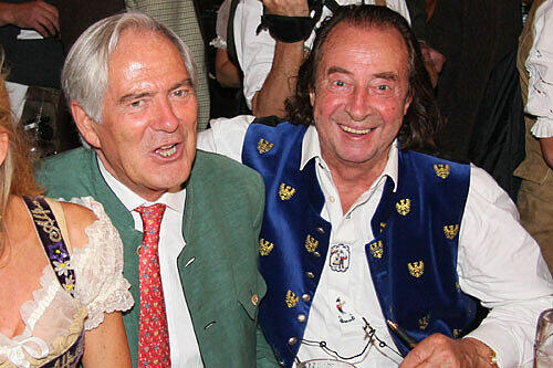 Mit Roland Berger auf dem Oktoberfest.