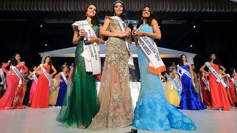 Die Thailänderin Patraporn Wang gewinnt den Schönheitswettbewerb "Miss Intercontinental 2014"