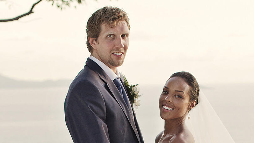 Dirk Nowitzki ist seit August 2012 mit der Schwedin Jessica Olsson verheiratet Dirk Nowitzki ist seit August 2012 mit der Schwedin Jessica Olsson verheiratet