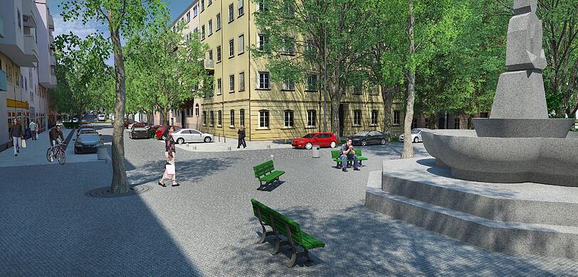 Auch diese Idee für eine verkehrsberuhigte Zone will der Verein bei der Einwohnerversammlung am Mittwoch einbringen.