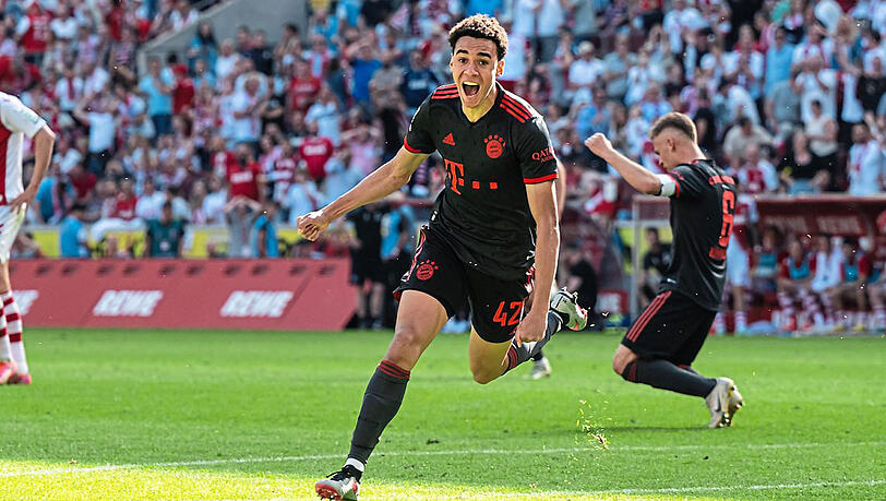 Der Meistermacher: Jamal Musiala schießt die Bayern in Köln zur nicht mehr erwarteten Meisterschaft in der Vorsaison.