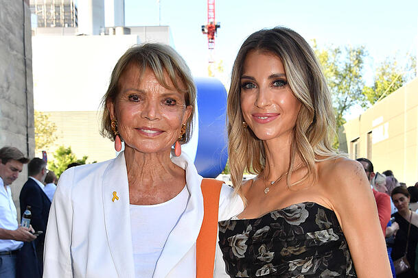 Uschi Glas und Cathy Hummels. Uschi Glas und Cathy Hummels.