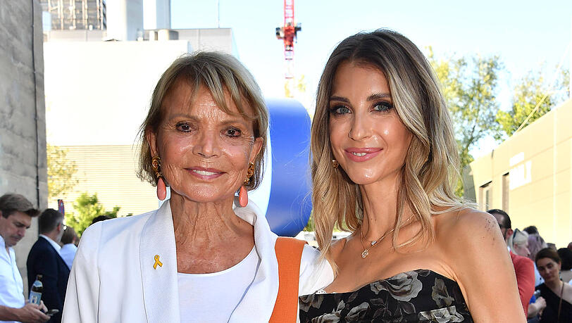 Uschi Glas und Cathy Hummels. Uschi Glas und Cathy Hummels.