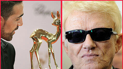 Weil Bushido einen Bambi hat, will Heino sein Reh nicht mehr haben. Weil Bushido einen Bambi hat, will Heino sein Reh nicht mehr haben.
