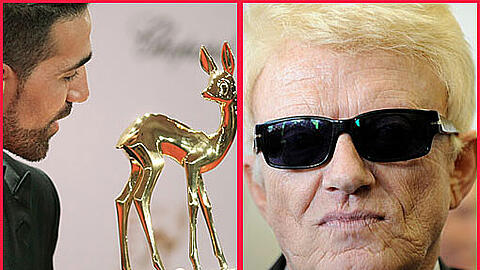 Weil Bushido einen Bambi hat, will Heino sein Reh nicht mehr haben.