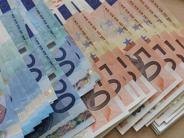 Euro-Geldscheine.