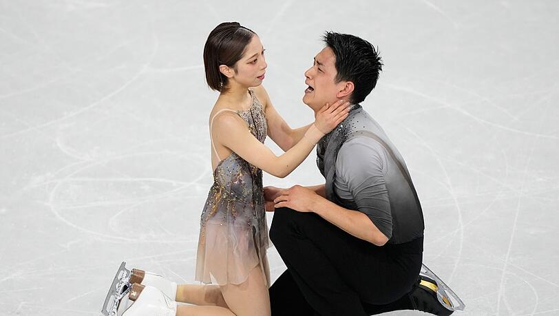 Riku Miura und Ryuichi Kihara holten dank einer Weltrekord-Kür Gold. Riku Miura und Ryuichi Kihara holten dank einer Weltrekord-Kür Gold.