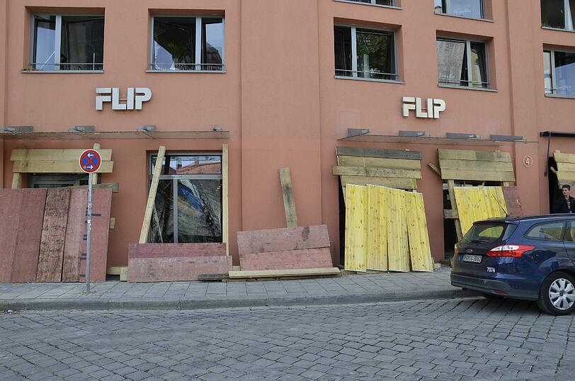 Die Feilitzschstraße in Schwabing - Tag 2 nach der Bombe - die Bilder