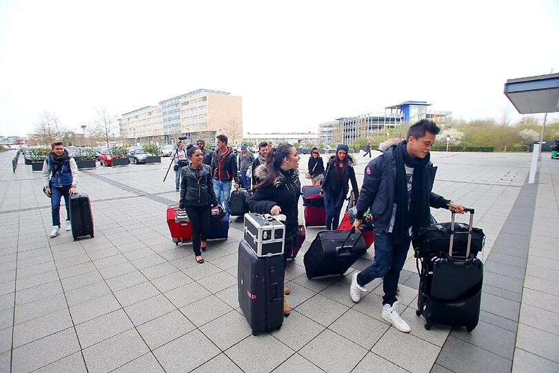Hier ziehen die Kandidaten in die DSDS-Villa ein