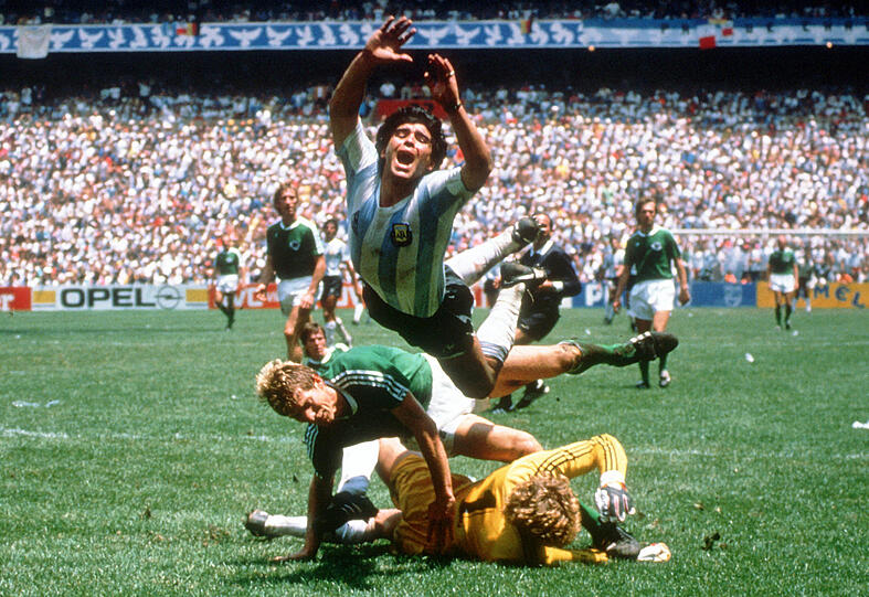 "Vor dem Endspiel war uns klar: Wir spielen nicht nur gegen Argentinien, sondern vor allem auch gegen einen Mann: gegen Maradona", sagt Harald Schumacher, der im WM-Finale 1986, das Deutschland 2:3 verloren hat, im Tor gestanden hat.