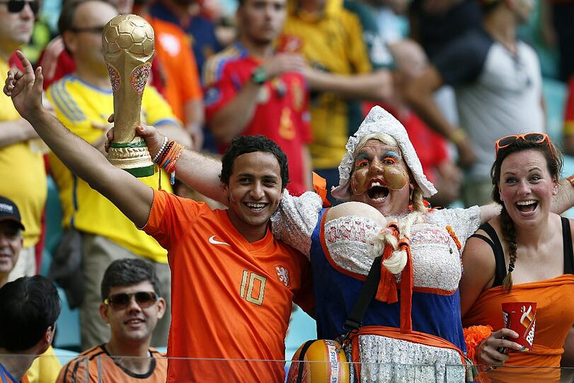 Die Fans der Fußball-WM 2014
