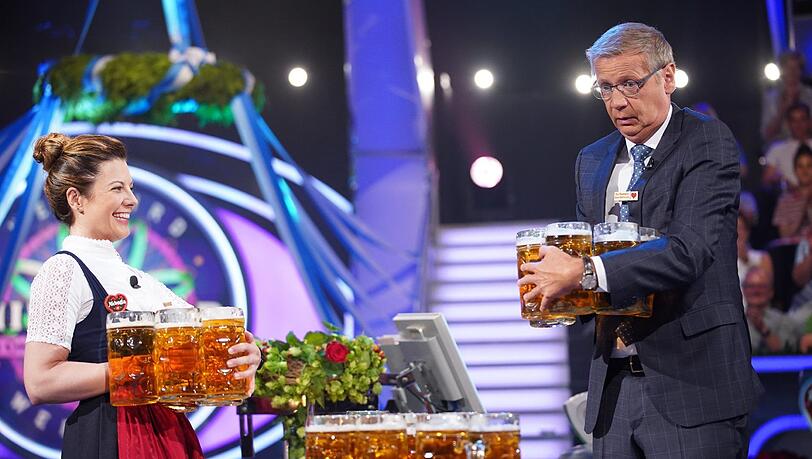 Beim Oktoberfest-Spezial von "Wer wird Millionär" gewann Michaela Maier 500.000 Euro. Beim Oktoberfest-Spezial von "Wer wird Millionär" gewann Michaela Maier 500.000 Euro.