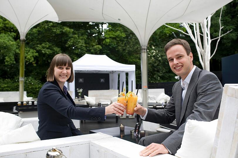 Anna Cetto und Boris Braune Projektleiter Bayerische Philharmonie e.V.